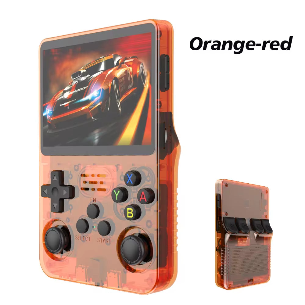 R36S Retro Handheld Video Game Console Linux System 3.5 Inch IPS Screen  64GB 