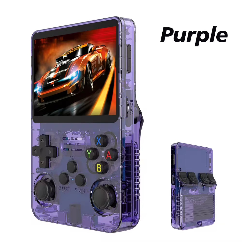 R36S Retro Handheld Video Game Console Linux System 3.5 Inch IPS Screen  64GB 