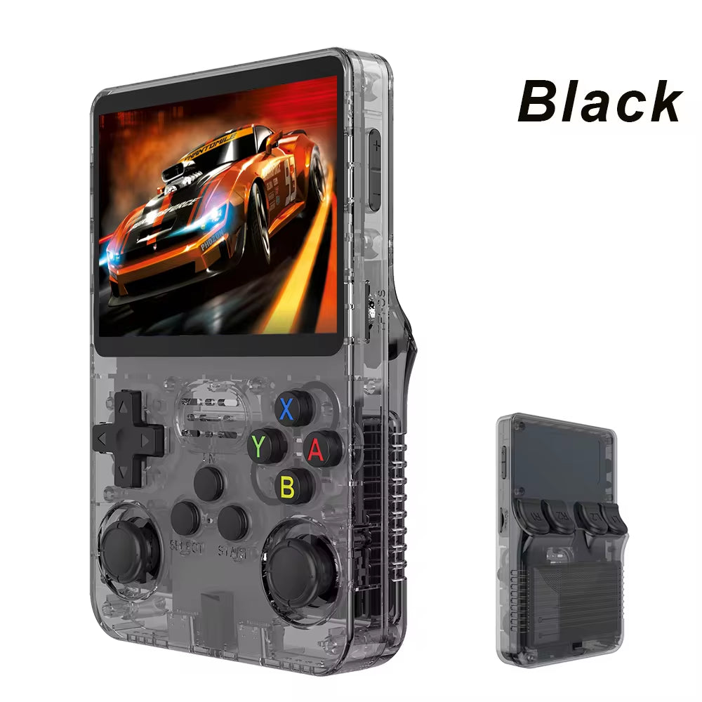 R36S Retro Handheld Video Game Console Linux System 3.5 Inch IPS Screen  64GB 