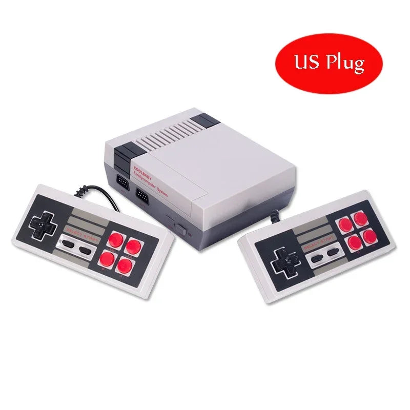 Mini TV Handheld Family Recreation Video Game Console AV Output Retro Built-In 620 Classic 