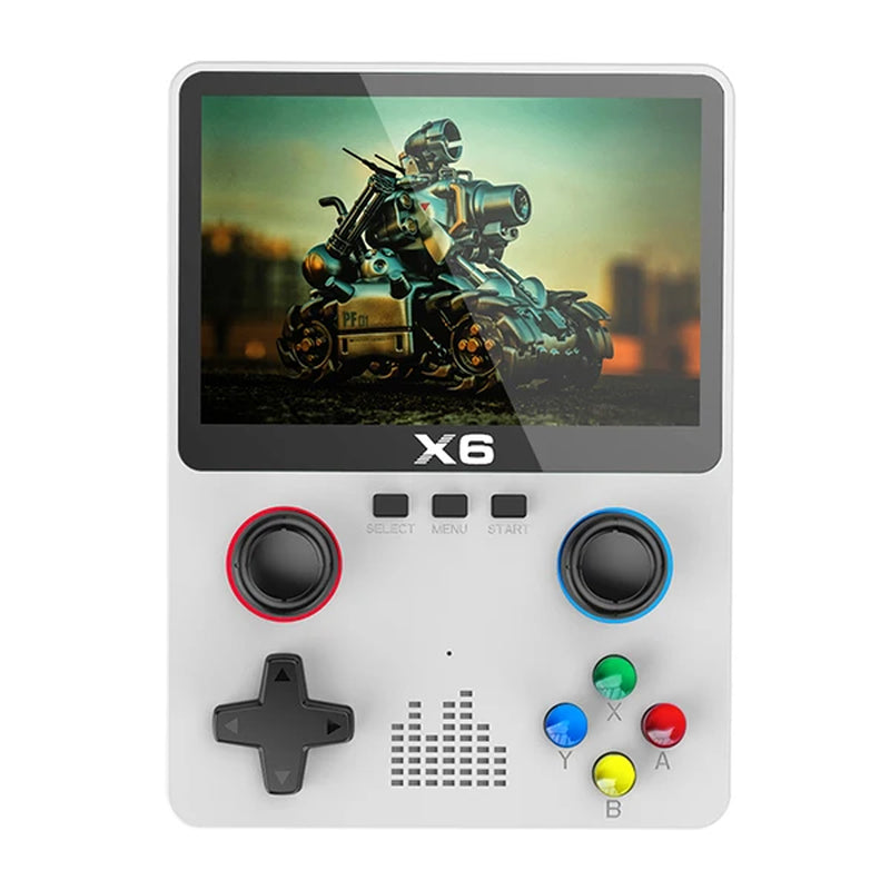 2023 New X6 3.5Inch IPS Screen Handheld Game Player Dual Joystick 11